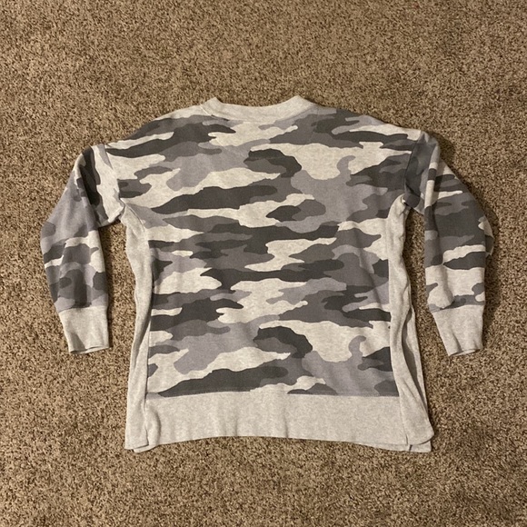 Aerie Good Vibes Grey Camo Crewneck - Picture 4 of 5